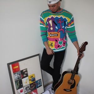 Vintage Colorful 1990s Sweater RARE
